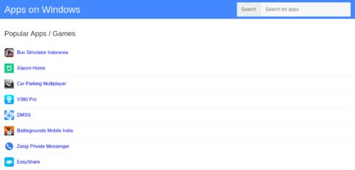 Скриншот настольной версии сайта appsonwindows.com