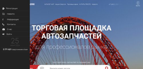 Скриншот настольной версии сайта automaster.ru