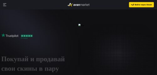 Скриншот настольной версии сайта avan.market