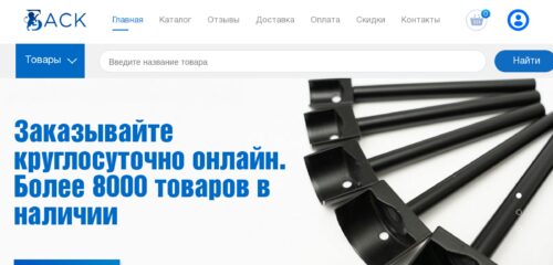 Скриншот настольной версии сайта basslev.ru