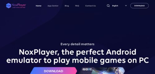 Скриншот настольной версии сайта bignox.com