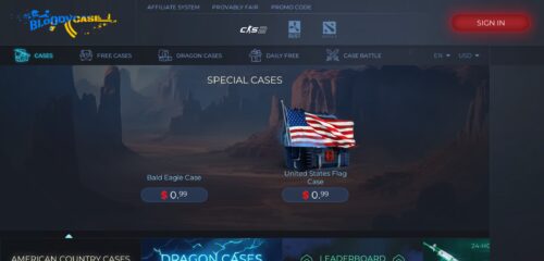 Скриншот настольной версии сайта bloodycase.com