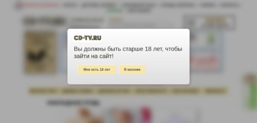 Скриншот настольной версии сайта cd-tv.ru