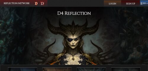 Скриншот настольной версии сайта d4reflection.org