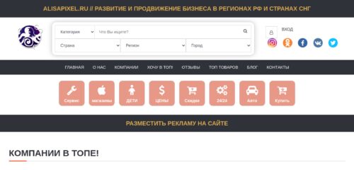 Скриншот настольной версии сайта delopmr.ru