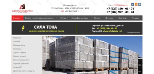 Скриншот настольной версии сайта dsi13.ru