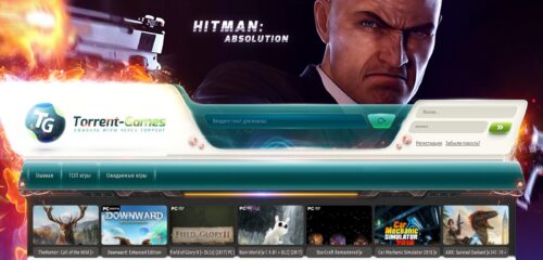 Скриншот настольной версии сайта games-torrents.org