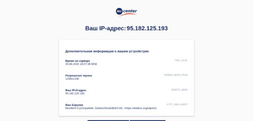 Скриншот настольной версии сайта ip.nic.ru
