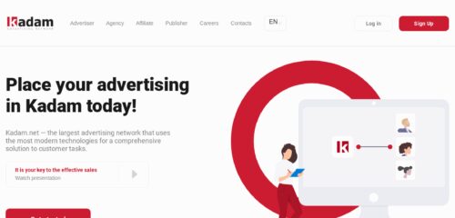 Скриншот настольной версии сайта kadam.net