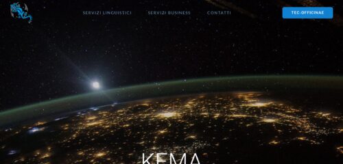 Скриншот настольной версии сайта kema.biz