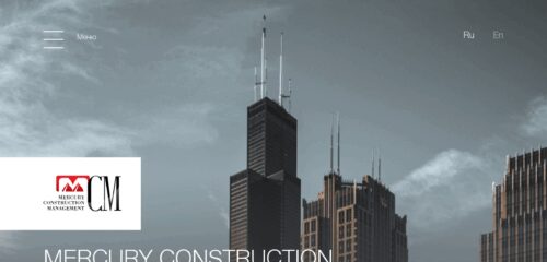Скриншот настольной версии сайта mercury-cm.ru