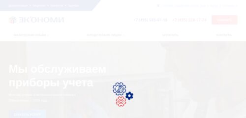 Скриншот настольной версии сайта msvd.ru