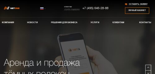 Скриншот настольной версии сайта netone.ru