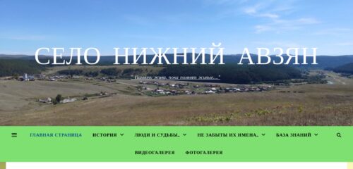 Скриншот настольной версии сайта nizhny-avzyan.ru