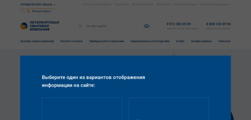 Скриншот настольной версии сайта pesc.ru
