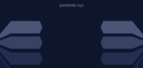Скриншот настольной версии сайта pordonte.xyz