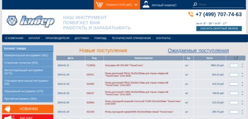 Скриншот настольной версии сайта prof.ru