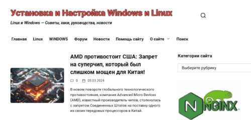 Скриншот настольной версии сайта setiwik.ru