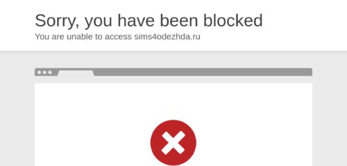 Скриншот настольной версии сайта sims4odezhda.ru