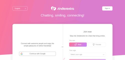 Скриншот настольной версии сайта sinderextra.com