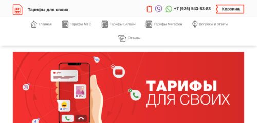 Скриншот настольной версии сайта smart-dlya-svoih.ru