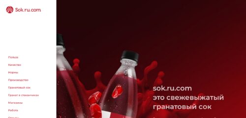 Скриншот настольной версии сайта sok.ru.com