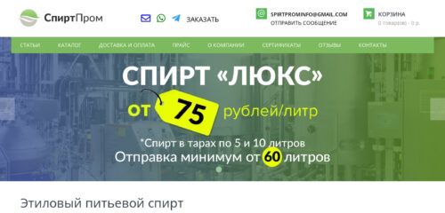 Скриншот настольной версии сайта sprroomdspittt.ru