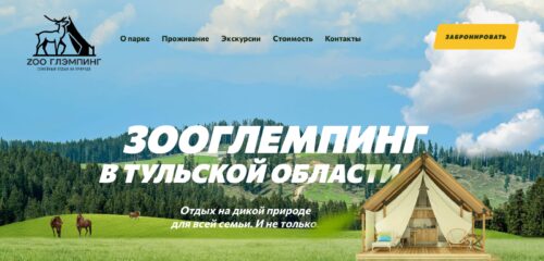 Скриншот настольной версии сайта zooteriy.ru