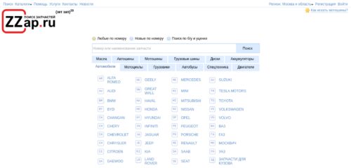 Скриншот настольной версии сайта zzap.ru