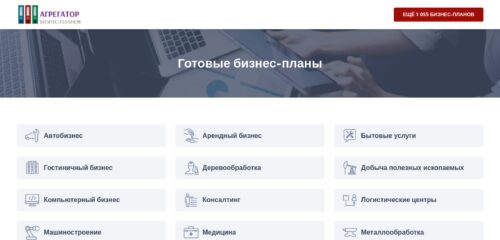 Скриншот настольной версии сайта ооо-бизнес-план.рф